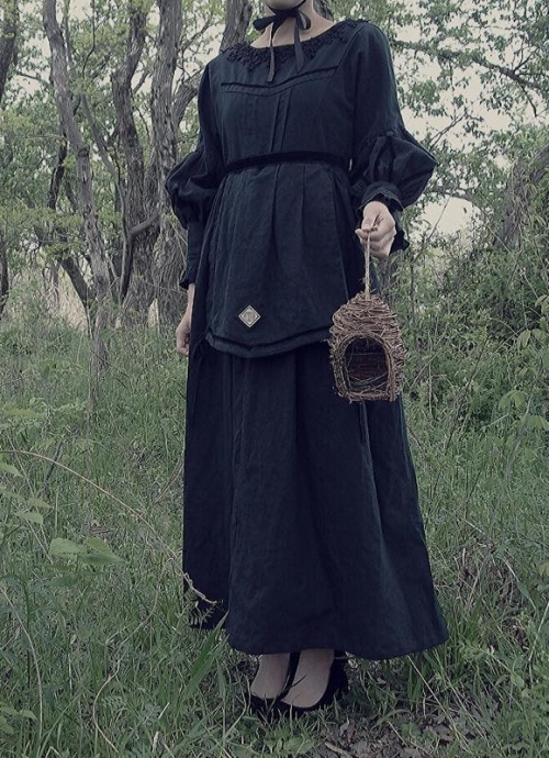 Lhiannan:Shee 【春の女王のドレス（all black）】